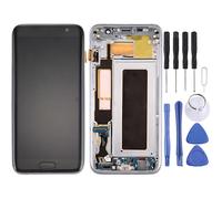 Pour un écran LCD compatible et un numériseur Assemblage complet avec cadre Port de charge Carte Bouton de volume P