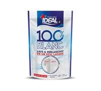 Pour un linge blanc éclatant dès le premier lavage, IDEAL 100% Blanc redonne éclat et pureté à vos textiles - Lot de 3