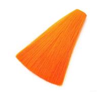 Pour un matériau polyvalent pour les amateurs de fixation de mouches pour créer des serpentins personnalisés en utilisant des poils de cerf naturels en vert olive (orange)