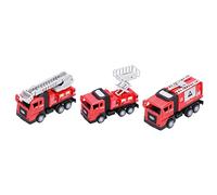 pour Un modèle de Camion de Pompiers de 3 PCS, Une Fabrication exquise, des Ensembles de véhicules de Camion de Pompier, pour Le d'anniversaire des Enfants