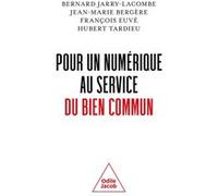 Pour un numérique au service du bien commun Bernard Jarry-Lacombe (Auteur), Jean-Marie Bergère (Auteur), François Euvé (Auteur), Hubert Tardieu (Auteur)