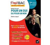 Profil - Pour un oui ou pour un non (Bac de français 2026) Analyse de l'oeuvre et du parcours au programme (1re générale et technologique) - Julien Dupont - Hatier - broché - Scolaire / Universitaire