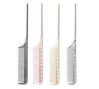 Pour un peigne à queue professionnelle et à forage, en aluminium portable, des outils de coiffure de coiffure de coiffure