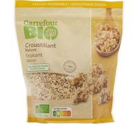 Pour un petit déjeuner sain et rapide au quotidien - CARREFOUR BIO Céréales Muesli Nature Bio - Sachet refermable 500g - Lot de 3