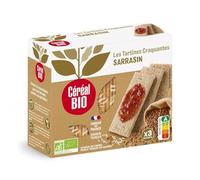 Pour un repas croustillant et digeste au quotidien - CEREAL BIO Tartines craquantes sarrasin, la boite de 145 g - Lot de 4