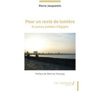 Pour un reste de lumière Martine Houssay (Préface), Pierre Jacquemin (Auteur)