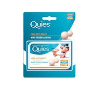 Pour un sommeil réparateur sans bruit - QUIES Bouchons d'oreilles Cire Naturelle Atténuation 27dB, Format 24 paires - Lot de 3