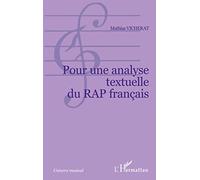 Pour une analyse textuelle du rap français – L'Harmattan