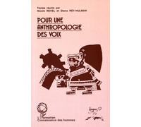 Pour Une Anthropologie Des Voix