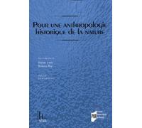 Pour Une Anthropologie Historique De La Nature