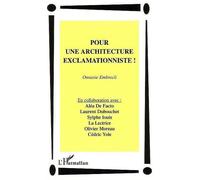 Pour une architecture exclamationniste ! - La Lectrice - L'harmattan - broché - Etude