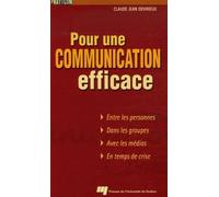 POUR UNE COMMUNICATION EFFICACE. ENTRE LES PERSONNES, DANS