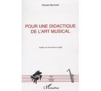 Pour une didactique de l'art musical - Chrystel Marchand - L'harmattan - broché - Essai