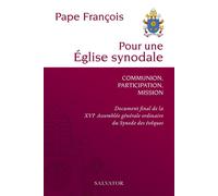 Pour une Église synodale Communion, participation, mission - Pape François - Salvator - broché - Essai