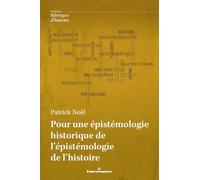 Pour une épistémologie historique de l'épistémologie de l'histoire