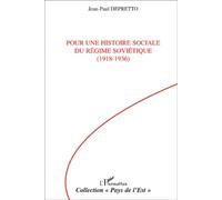 Pour une histoire sociale du regime soviétique (1918-1936)