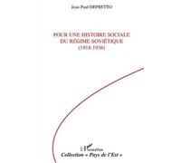 Pour une histoire sociale du régime soviétique (1918-1936) – L'Harmattan