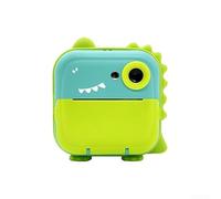 Pour une impression instantanée pour appareil photo pour enfants avec impression thermique et résolution 1080p, convivial avec écran de 7,6 cm et construction robuste pour le jeu actif (vert)