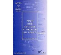 Pour une lecture plurielle du temps Tome 34 - Collectif - L'harmattan - broché - Etude