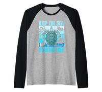 pour Une Mer sans Plastique Gratuit Pollution Plastique Manche Raglan