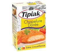 Pour une panure croustillante à chaque repas - TIPIAK Chapelure Dorée Extra Croustillance, boîte de 250g - Lot de 4