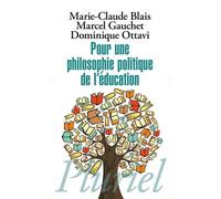 Pour Une Philosophie Politique De L'éducation - Six Questions D'aujourd'hui