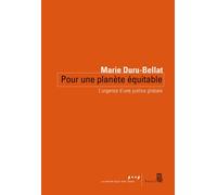 Pour une planète équitable L'urgence d'une justice globale - Marie Duru-Bellat - Seuil - broché - Essai