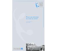 Pour une réforme du code du sport