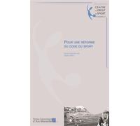 Pour Une Réforme Du Code Du Sport
