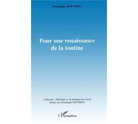 Pour une renaissance de la tontine - Dominique Kounkou - L'harmattan - broché - Essai