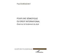 Pour une sémiotique du droit international