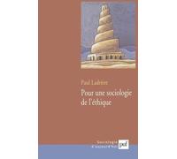 Pour Une Sociologie De L'éthique