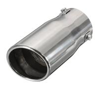 Pour Universal 65mm Silencieux Auto Tuyau Acier Inox Embout D'Échappement Pièces De Rechange(Biseau)