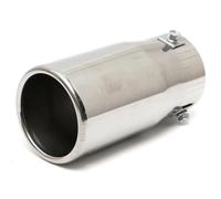 Pour Universal 65mm Silencieux Auto Tuyau Acier Inox Embout D'Échappement Pièces De Rechange(Flat)