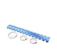 Pour Universel Moto Silencieux D'échappement Tuyau Bouclier Thermique Couverture Garde(Blue)