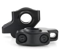 pour V-Strom 250 pour V-Strom 650 pour V-Strom 1000 pour DL1000 22 Mm 7/8" Supports De Guidon Décalés Allongés Et Surélevés Pontets De Guidon De Moto(Matte Silver)