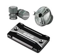 Pour V-strom 650 Pour XT Pour DL650 2013-2022 2023 Moto Réservoir Frein Avant Couvercle Liquide Bouchon Huile Moteur Accessoire Moto(Color-3)