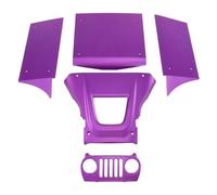 Pour Vanquish H10 Optic Sparco Yokohama RTR 1/10 Kit Panneaux Carrosserie Aluminium Arceau Sécurité - Pièces D'amélioration Crawler RC Accessoires Voiture Rc(Purple)
