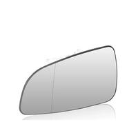 Pour Vauxhall Pour Astra H 2004-2009 Porte Gauche Droite Vue Arrière Rétroviseur Chauffant Verre Avec Plaque Support Verre Rétroviseur(La gauche)