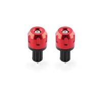 Pour Versys 650 1000 Z900 Z750 Z650 Z1000 Z800 Z1000SX Z900RS Z400 Z500 ZH2 ER6N Eliminator 500 KX250F KLX250 VulcanS Poignées De Guidon De Moto Embout(Rouge)
