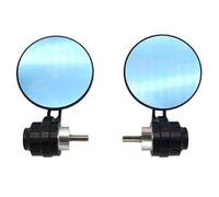 Pour Vespa Pour GTS GTV300 Pour SEI Pour Giorni Pour Sprint Pour Primavera150 Bouchon D'équilibrage Modifié Rétroviseur Moto Aluminium Rétroviseurs Latéraux Moto(Black)