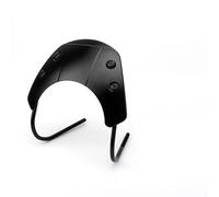 pour Vespa pour GTS300 Super 2018-2022, Pare-Brise Carénage de Phare Moto Pare Brise Moto(Noir)