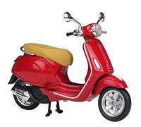 pour Vespa Primavera 150 1: 12 Scooter Moto Modèle Simulation Voiture Réplique Alliage Et Plastique Collection Souvenirs Modèles de Motos(Red)