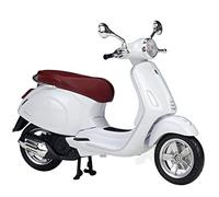 pour Vespa Primavera 150 1: 12 Scooter Moto Modèle Simulation Voiture Réplique Alliage Et Plastique Collection Souvenirs Modèles de Motos(White)