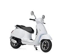 Pour Vespa PX GTS 125CC 946 1:18 Statique Moulé Sous Pression Voitures De Collection Amateurs Moto Modèles Jouets Roman Holiday Collection(GTS 125CC White)