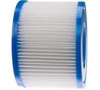 pour vhbw 6pcs Cartouche filtrante type S1 compatible avec Intex PureSpa 28403E spa, bain à remous-Filtre de rechange blanc / bleu