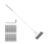 pour Vitre D'Aquarium | avec Lames interchangeables,À Boue Et Nettoyeur Vitre Aquarium | Sable Mousse Débris Tartre Gravier Eau De Mer Maison Appartement Bureau