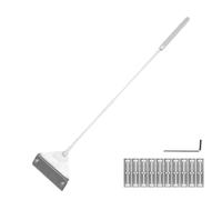 Pour Vitre D'Aquarium | avec lames interchangeables | À Boue Et Nettoyeur Vitre Aquarium - Sable Mousse Débris Tartre Gravier Eau De Mer Maison Appartement Bureau