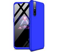 Pour VIVO V15pro Ultra Slim PC couverture arrière antidérapant 360 degrés cas de protection complète bleu