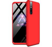 Pour VIVO V15pro Ultra Slim PC couverture arrière antidérapant 360 degrés de protection complète cas rouge